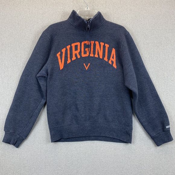 Virginia Cavaliers Jacket Coat Pullover Men’s Small 1/4 Zip Gray - Picture 1 of 6